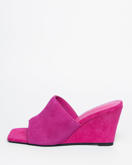 Serena Suede Wedged Sandals